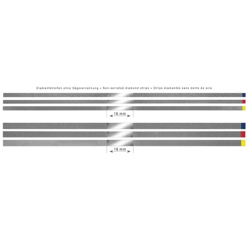 Diamond finishing strip