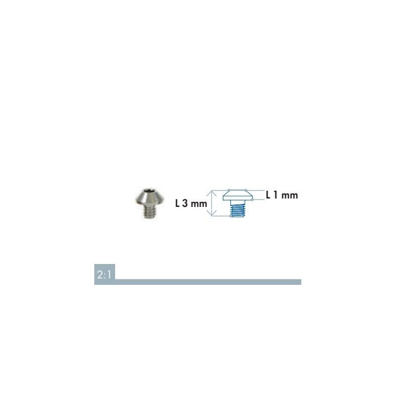 Fixing screw for mini implant in TAD device - set 2 pcs.