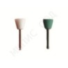 Silicone polisher for composites and glass ionomers, big cup (9 x 8.5)mm