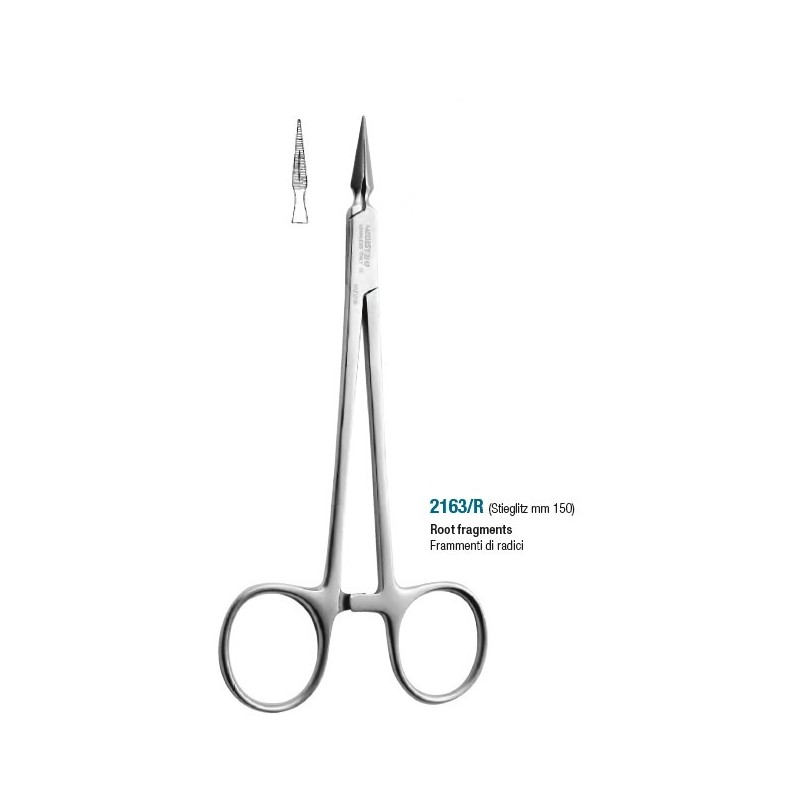 Forceps for root fragments "Stieglitz" - 150 mm