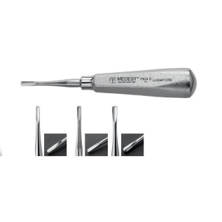 Root elevator - straight with sharp blades "Lussatore"