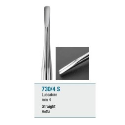 Root elevator - straight with sharp blades "Lussatore"
