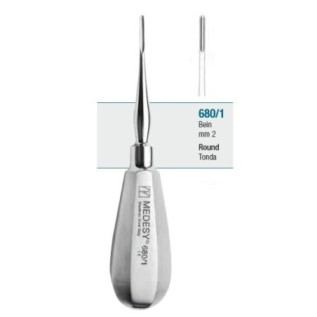 Root elevator straight, round tip "Bein"