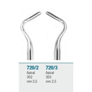 Root elevator - lateral Apical - 2,5 mm