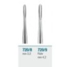 Root elevator - straight, elliptic tip "Flohr"
