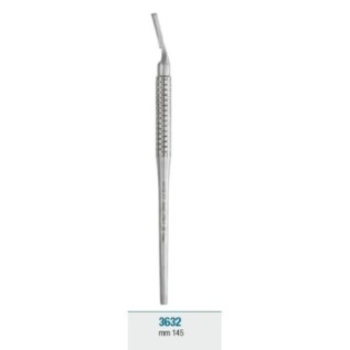 Scalpel handle, cylinder, angular - 145 mm