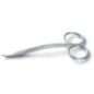 Surgical scissors double curved, saw edge "La Grange" - 115 mm