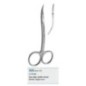 Surgical scissors double curved, saw edge "La Grange" - 115 mm
