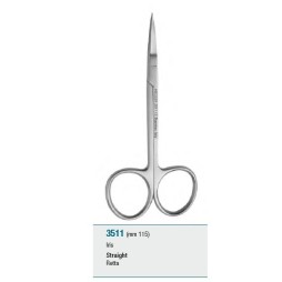 Scissors, straight "Iris" - 115 mm