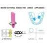 Micro sectional screw 4/10 mm