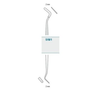 Burnisher - right, reversed spatula
