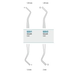 Filling instrument for liners, cylinder both sides
