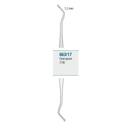 Excavator oval spoon
