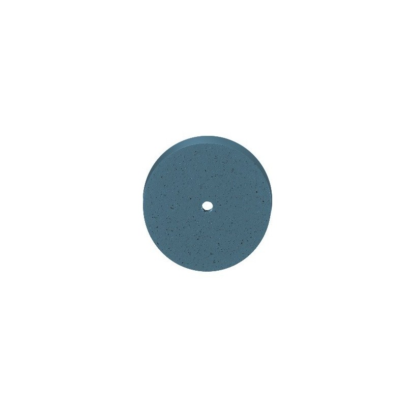 Silicone polisher for alloys "EVEFLEX" - extra coarse blue disc (22 x 3)mm