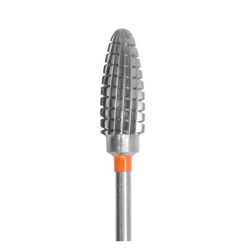 Tungsten carbide cutter for soft acrylics and silicon - egg, rounded cone