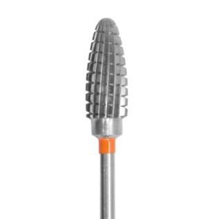 Tungsten carbide cutter for soft acrylics and silicon - egg, rounded cone