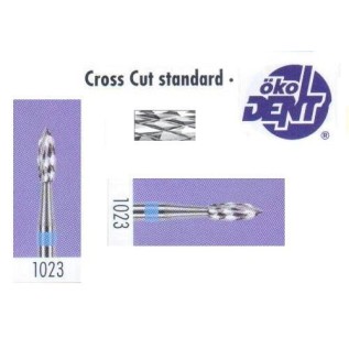 Tungsten carbide cutter blue*1, (ø 2,3 x 8)mm - HF1023