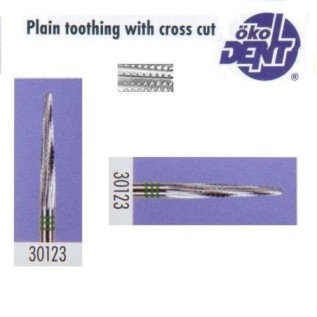 Tungsten carbide cutter green*3, (ø 2,3 х 14)mm - HFQ30123