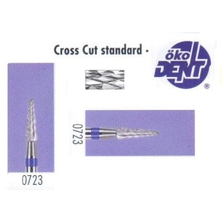Tungsten carbide cutter blue*1, (ø 2,3 x 8)mm - HF0723