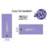 Tungsten carbide cutter blue*1, (ø 2,3 x 8)mm - HF0723