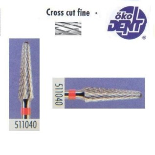 Tungsten carbide cutter red*1, (ø 4 х 14)mm - HF511040