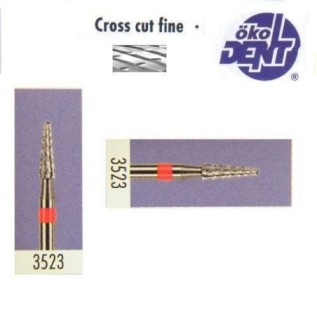 Твърдосплавна фреза червена*1, (ø 2,3 х 8)мм - HF3523