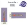 Tungsten carbide cutter red*1, (ø 2,3 х 8)мм - арт.HF3623