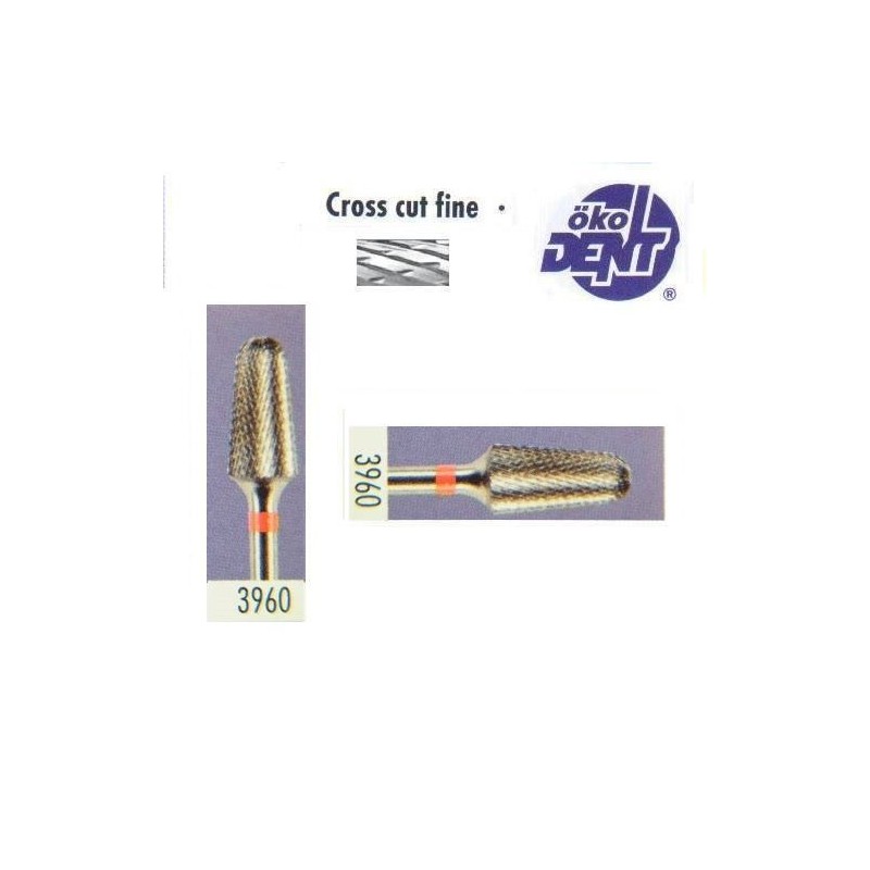 Tungsten carbide cutter red*1, (ø 6 x 12)mm - HF3960