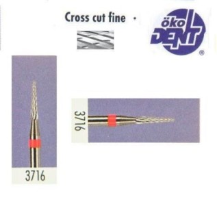 Твърдосплавна фреза червена*1, (ø 1,6 х 8)мм - HF3716