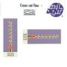 Tungsten carbide cutter red*1, (ø 2,3 х 16)mm - HF3323