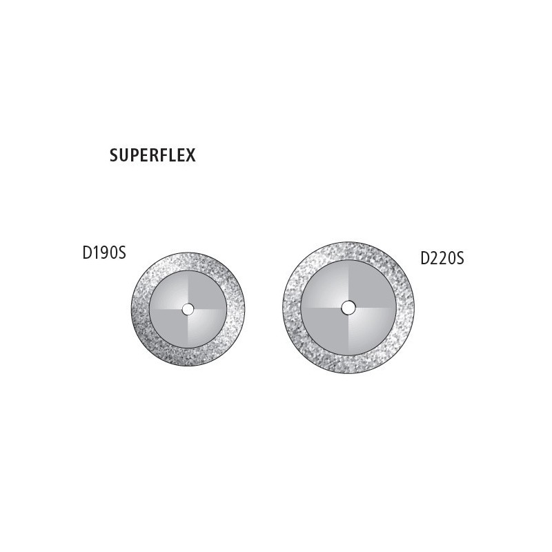 Diamond disc Superflex - single coating fine (red)