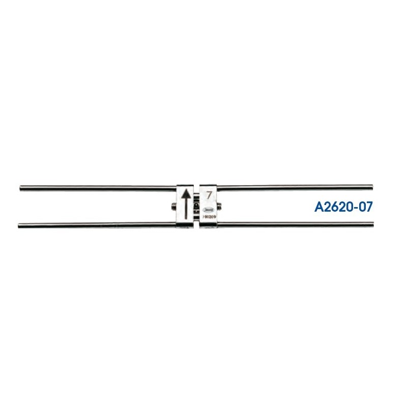 Rapid expander with telescopic guides