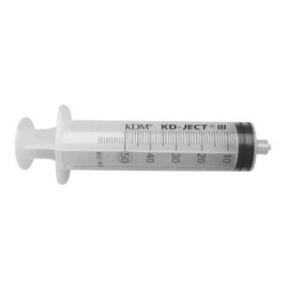 Single-use syringes 5 ml in two construction types.