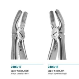 Pliers for upper molars - left and right.