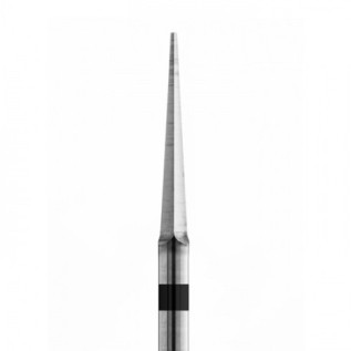 Tungsten carbide cutter, black coarse cone, pike (2,3 x 15)mm