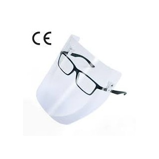 Clip on glasses face shield - 2 pcs/pack