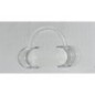 Cheek retractor, plastic, transparent and autoclavable