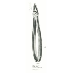 Extraction forceps upper roots, straight 500/29 (Plyco)