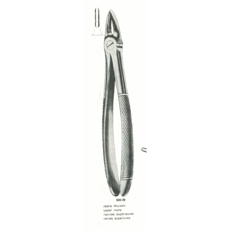Extraction forceps upper roots, straight 500/29 (Plyco)