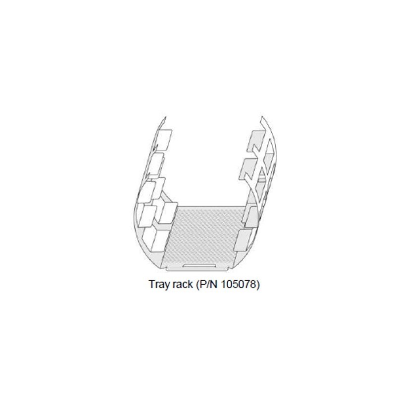 Aluminium horizontal box for trays Atoma/Domina (Dx)