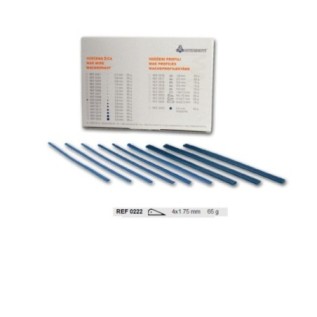 Casting wax sticks, sliced drop profile (4,0 х 1,75)mm -  box of 65 g