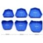 Dental model base seat, 3 sizes - set of 6 pcs.