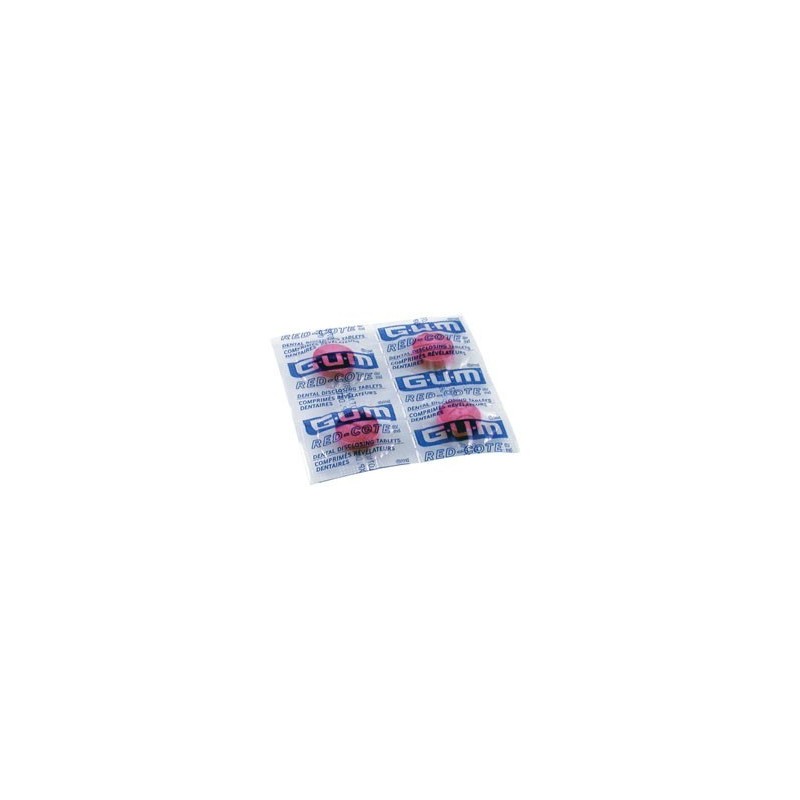 Plaque disclosing agent, 4 pastils