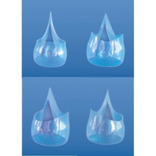 Transparent plastic matrices, contoured for premolars - 60 pcs./pack