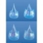 Transparent plastic matrices, contoured for premolars - 60 pcs./pack
