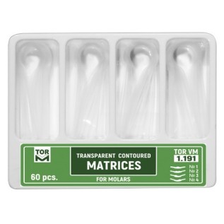 Transparent plastic matrices