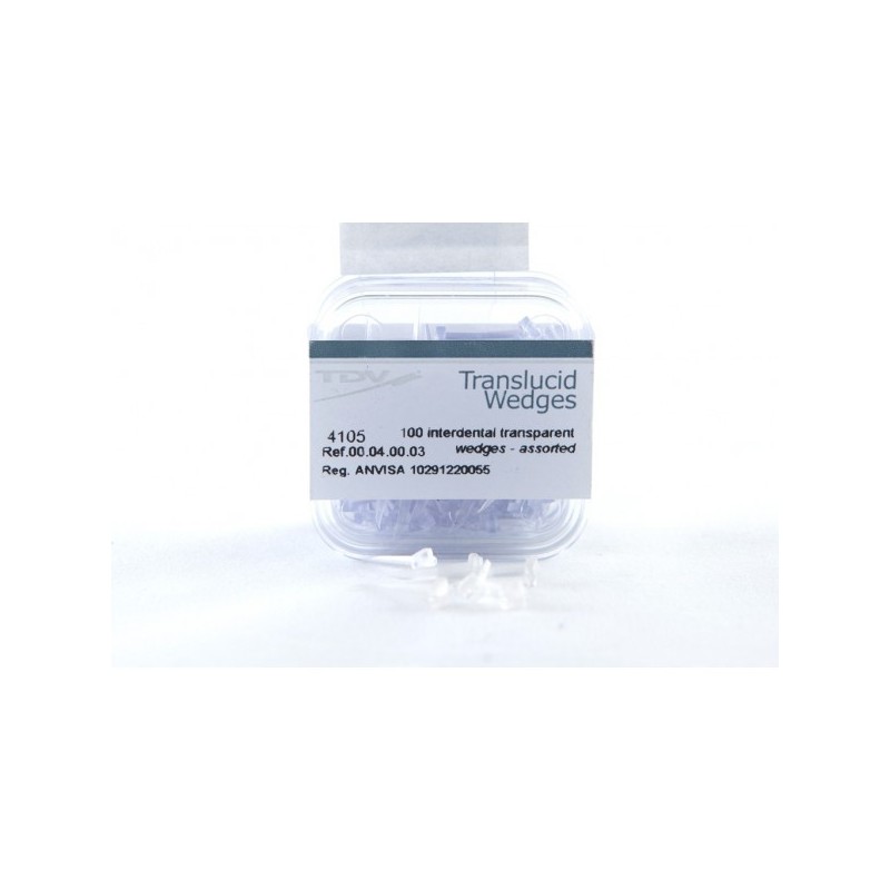 Transparent translucid Wedges, assorted