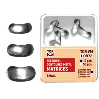 Sectional contoured metal matrices TOR VM