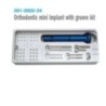 Self-tapping mini implants, set with groove - 24 pcs.