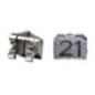 Single metal bracket "Logic Line" (slot 22)